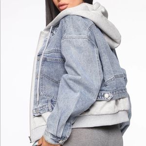 Double layer Denim Jacket #Fashion Nova